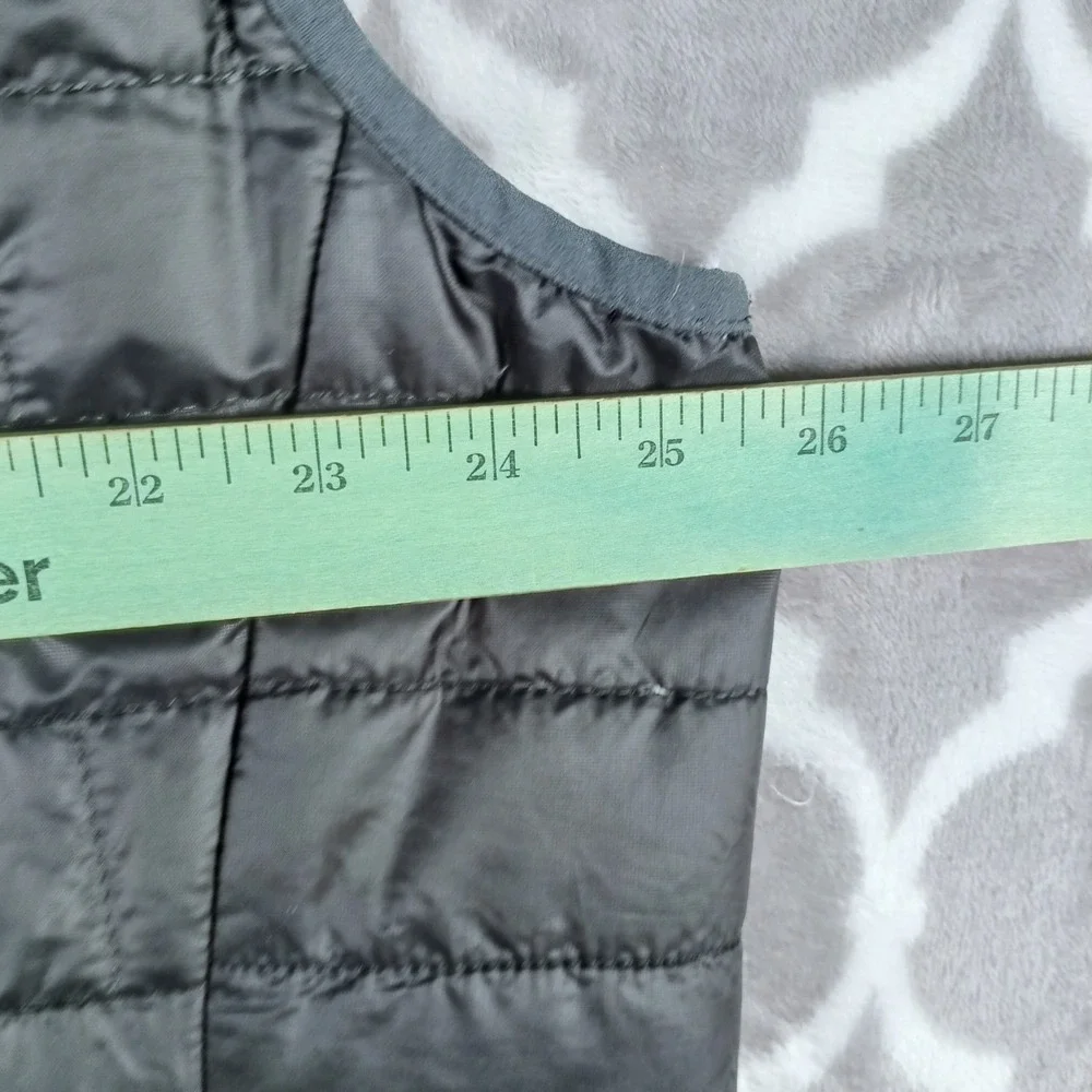 Patagonia Quilted Vest Men XXL Gray Nano Puff Full Zip 84242